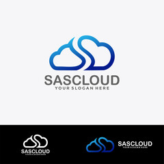 Letter s cloud logo design