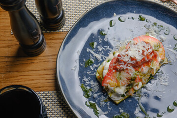 grilled salmon with vegetables