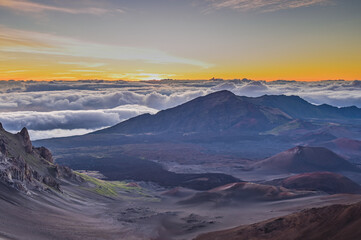 sunrise at Haleakala National Park