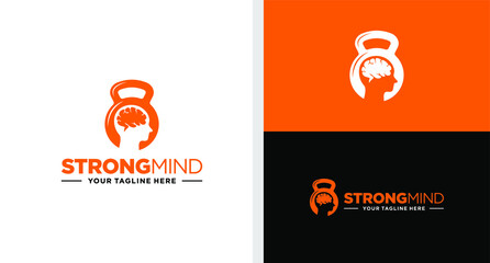 STRONG MIND LOGO PSYCHOLOGY GYM EDITABLE