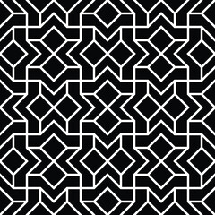 abstract geometric seamless pattern grid art deco vector background.