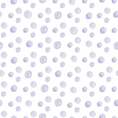 Watercolor candy drops digital paper. Hand painted seamless pattern.