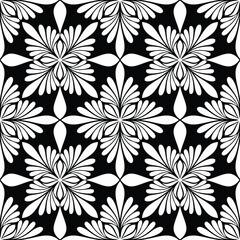 Abstract seamless pattern. with floral elements. vector background.