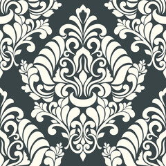 Damask seamless pattern. element. classical luxury old fashioned victorian texture floral, wallpapers, textile, wrapping vector background