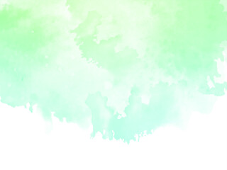 Soft green watercolor texture design background