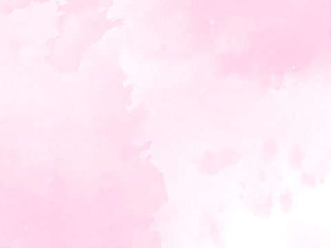 Decorative soft pink watercolor texture design background