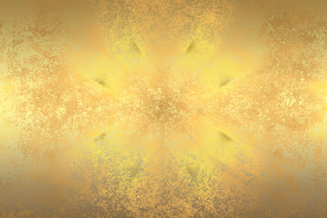 Golden Abstract  decorative paper texture  background  for  artwork  - Illustration
