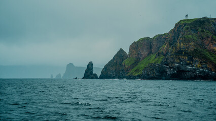 Kamchatka. avacha bay in the fog