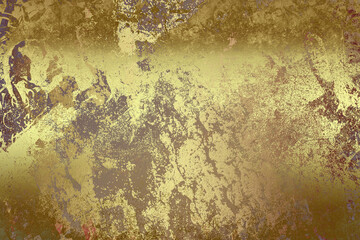 Golden Abstract  decorative paper texture  background  for  artwork  - Illustration