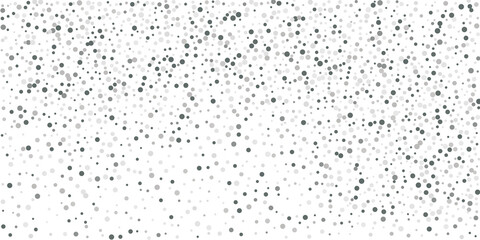 Silver confetti point on a white background.  Luxury festive background. Decorative element. Element of design. Vector illustration, EPS 10.