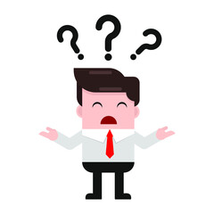 confused question icon illustration vector graphic