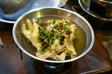 Chicken feet in Bangkok, Thailand