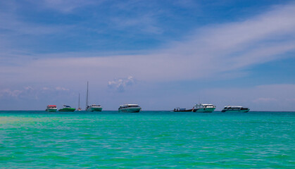 ship in the sea