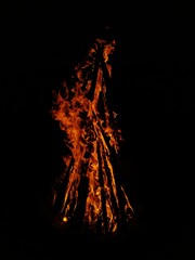 Bonfire at night