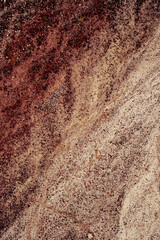 Abstract sand texture at kaolin mine