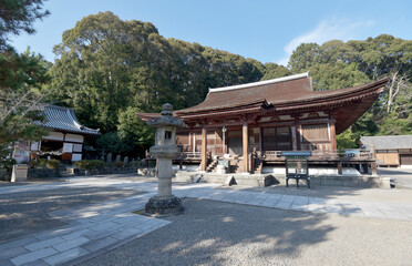 長弓寺　本殿　奈良県生駒市