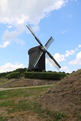 Fototapeta premium Post mill of Bourtange fortress in the Netherlands