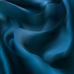 Obraz premium Dark blue fabric. Beauty and fashion. eps 10