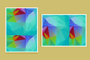 abstract textured polygonal background vector. Blurry triangle design. The pattern can be used for the background.	