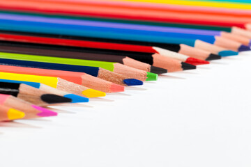 ordinary colored wooden pencil
