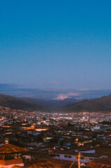 Atardecer en cusco, nevado Ausangate