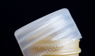 plastic bottle with screw cap