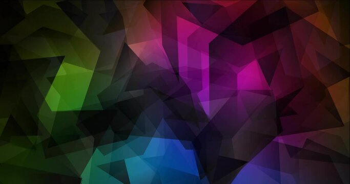 4K looping dark pink, green abstract video sample. Shining colorful animation in simple style. Design for presentations. 4096 x 2160, 30 fps. Codec Photo JPEG.