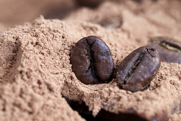 cocoa food, photo with ingredients