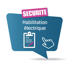 Logo habilitation électrique.
