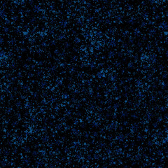 Hand Drawn blue Snowflakes Christmas Seamless Patt