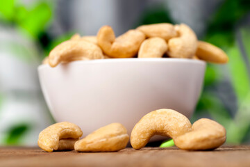 beautiful bent cashew nuts