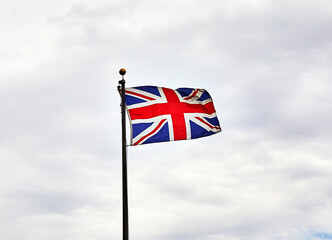 British Flag on Flagpole
