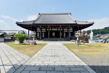 Naklejka premium 本願寺八幡別院 本堂 滋賀県近江八幡市