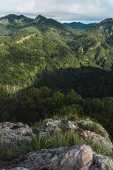 Vista panoramica de la sierra de Surutato Sinaloa 