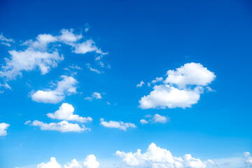 blue sky with cloud in bright morning.