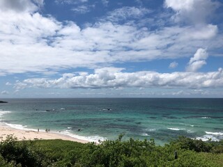 beach and sea