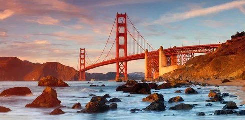 Photo sur Plexiglas Pont du Golden Gate Golden Gate Bridge, San Francisco