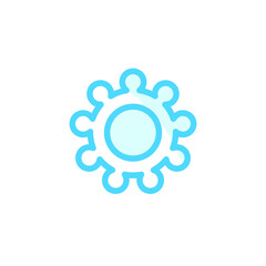Vector, illustration, gear icon design template