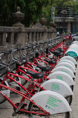 Fototapeta premium bicicletas ciudad de méxico
