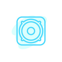 Vector, speaker icon design template