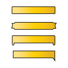 simple decoration banner logo vector symbol