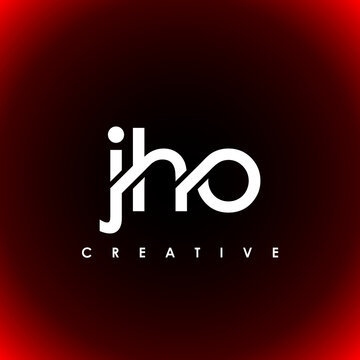 JHO Letter Initial Logo Design Template Vector Illustration