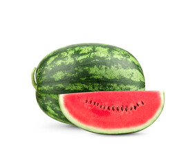  Watermelon red on white background