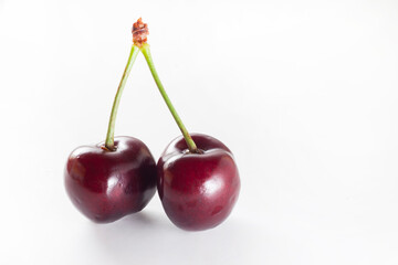 Organic dark red America cherries