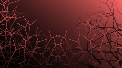 Natural season background with twigs and branches. Vector nature background.