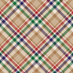 Colourful Chevron Plaid Tartan textured Seamless Pattern Design