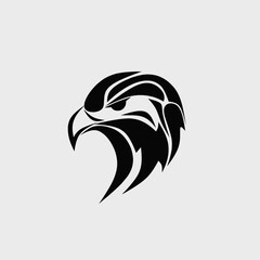 Vector illustration of eagle head icon