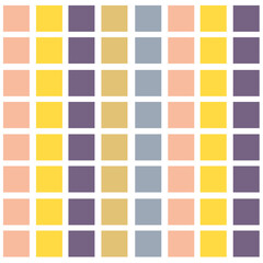 Simple illustration design of a box shape with various kinds of colors