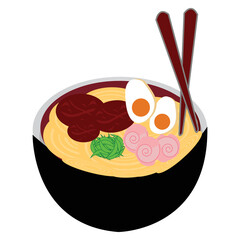 Vietnamese traditional food vector design with local taste
