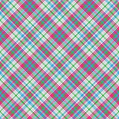 Colourful Chevron Plaid Tartan textured Seamless Pattern Design